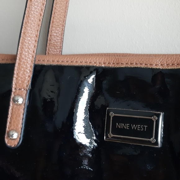 NINE WEST Women's Tote Bag Black - Picture 2 of 2